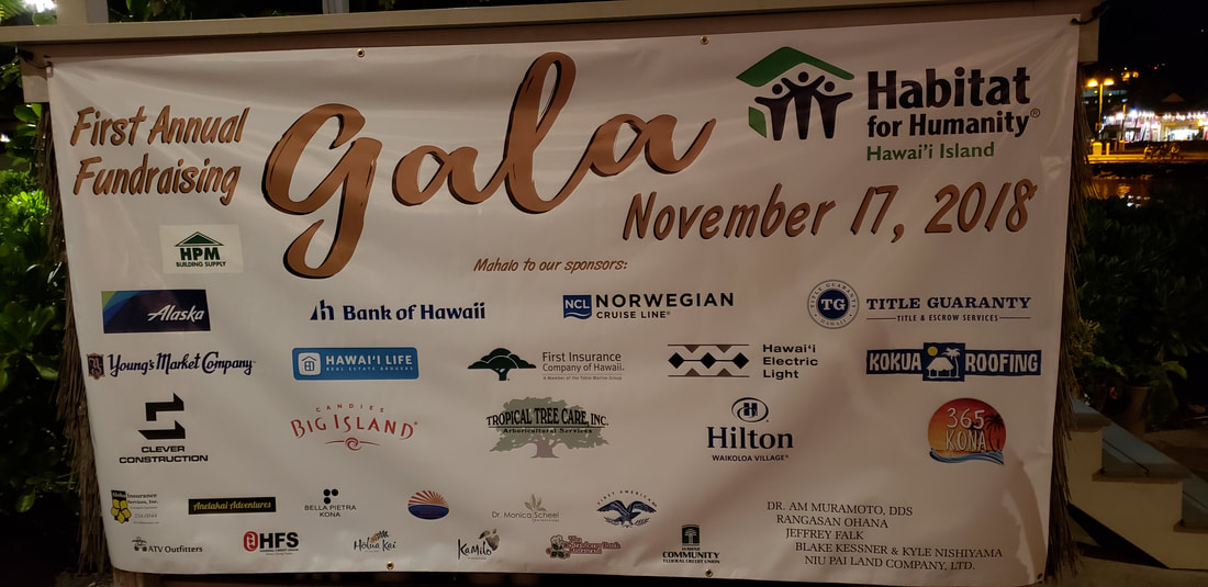 First Annual Fundraising Gala Habitat For Humanity Hawaii Island